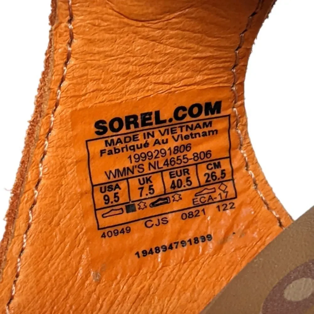 NWOT SOREL Ella Desert Sun Leather Sandals 9.5